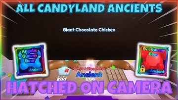 All Of The CANDYLAND ANCIENTS Hatched ON CAMERA! OwOlord, Gummy Bears + More | Mining Simulator 2