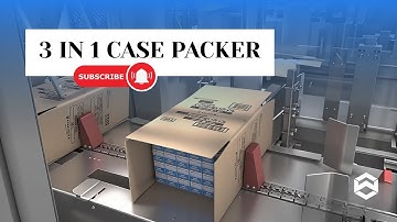 WIN-WIN PACK 3 in 1 Case Packer for Boxed Plastic Wrap | Carton Erecting, Loading & Sealing