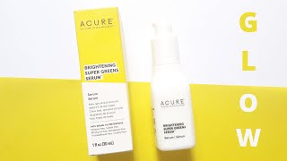 Acure Organics Brightening Super Greens Serum| Serum for Dry skin