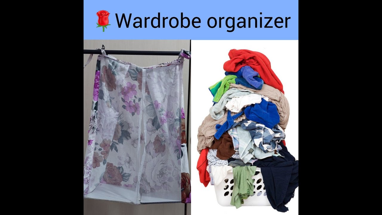 💞hoW to sew a simple and easy wardrobe organizer/attrective model room and closet💞