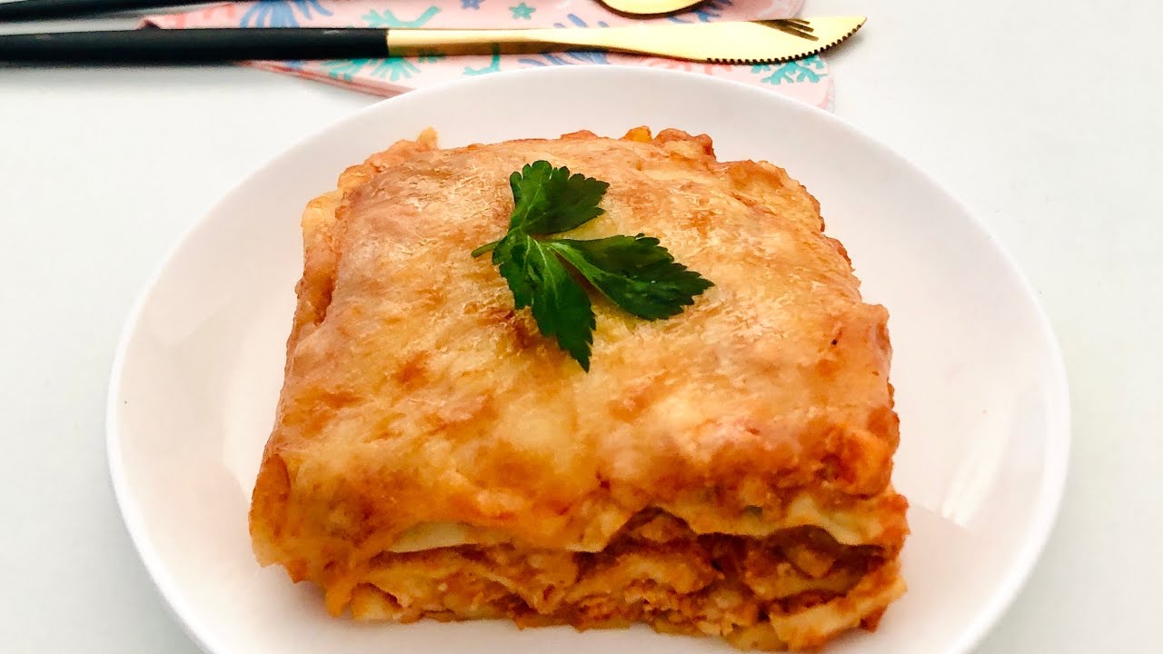 لەزانیا (لازانیا) بە مریشک، ھەنگاو بە ھەنگاو بۆ تازە کابانەکان، خواردنی خۆش و ئاسان/ لازانيا بالدجاج