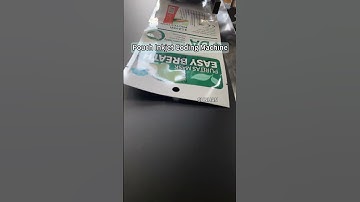 Pouch Inkjet Coding Machine #inkjetcodingmachine #codingmachine #machine