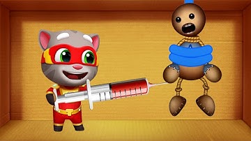 Kick the Buddy Mod Talking Tom Hero Dash Buddy | Buddyman vs Super Tom Buddy
