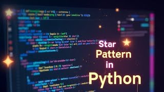 Python Reverse Half Star Python | Triangle Star Pattern Tutorial / Part-3