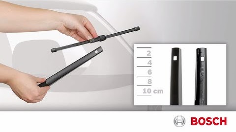 Rear Type 4 Connection - Bosch Spectrum DirectFit Rear Wiper Blades