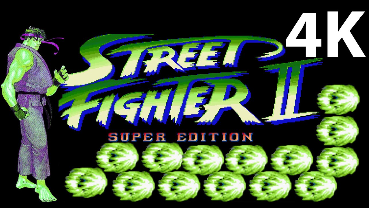 🌟 Street Fighter II: Super Green Ryu Arcade Playthrough (1992) | 4K ...