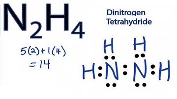 N2H4  Lewis Structure - How to Draw the Lewis Structure for N2H4