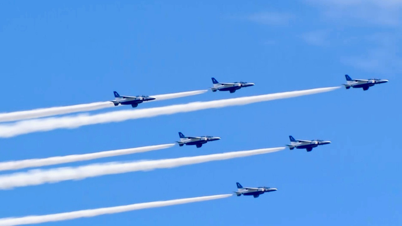 Blue Impulse] First Special Mission in 35 Years: Osaka Expo Flight