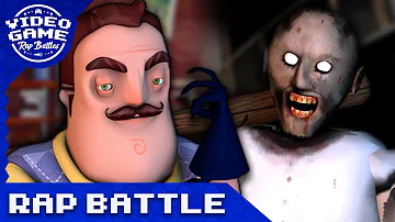 Granny vs. Hello Neighbor - Video Game Rap Battle (SFM)