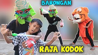 GARA GARA SUKA MEMBULLY IRUL JADI BARONGAN RAJA KODOK MELAWAN MACANAN