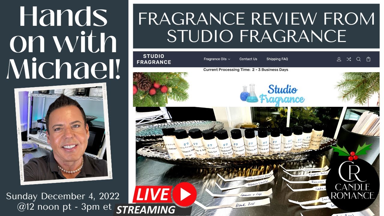 TESTING FRAGRANCE OILS FROM STUDIO FRAGRANCE