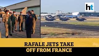 Watch: Five Rafale jets take off for India, induction likely on Wednesday