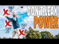 How To Fix These 3 MAJOR POWER LEAKS In Your Golf Swing