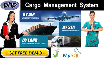 Online Cargo Management System Project in PHP | MYSQLI | HTML | CSS - College Projects for CS