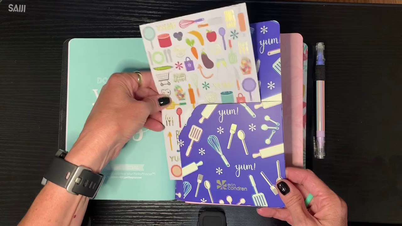 My New Setup for Meal Planning/YouTube Channel!! Loving Erin Condren