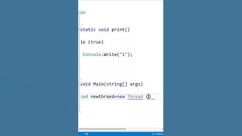 Thread Class in C# | #shorts #TEXVN #csharp #threads