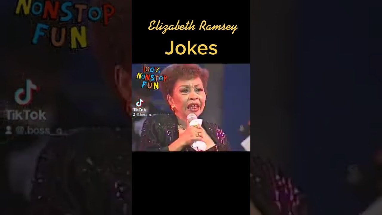 Elizabeth Ramsey jokes 🤠