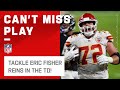 Big man td alert  chiefs left tackle eric fisher reins it in