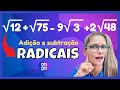 ADIÇÃO E SUBTRAÇÃO COM  RADICAIS \Prof. Gis/