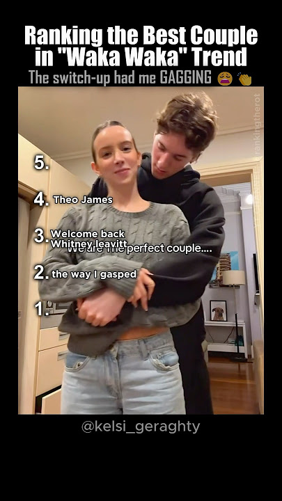 Ranking the Best Couples in “Waka Waka” Trend 💃🔥