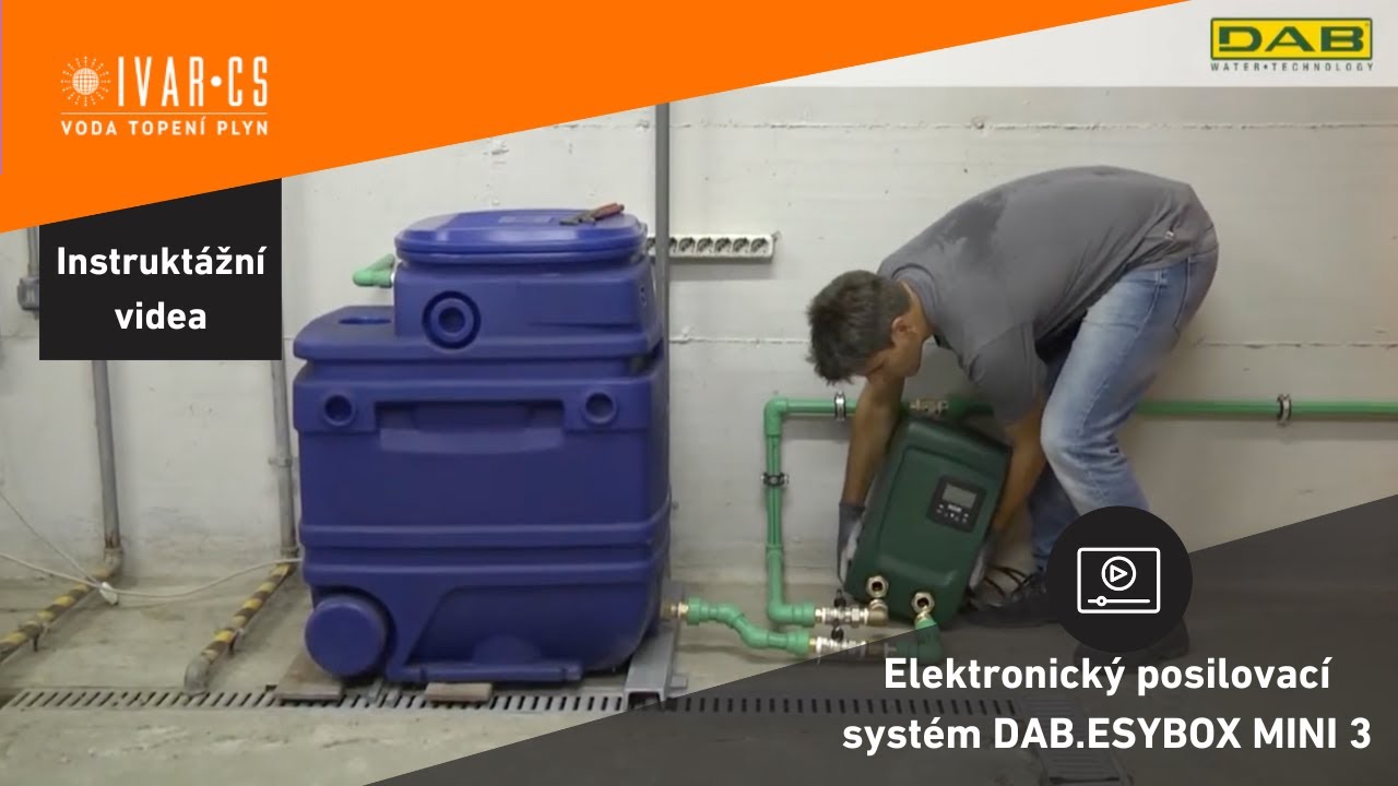 Elektronický posilovací systém DAB.ESYBOX MINI 3 – vertikální instalace