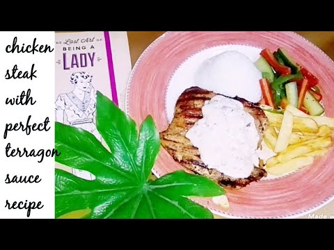 Chicken Steak with perfect terragon sauce recipe | Recipe in Urdu English hindi