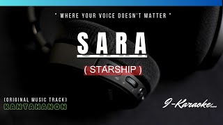 Sara (STARSHIP) Karaoke Lyrics🎤