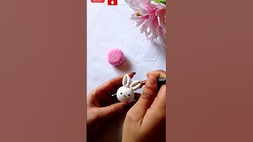 Easy clay art for kids| Cute 🥰 clay Rabbit #shorts#youtubeshorts#kids#clay #new#cute#trending#easy
