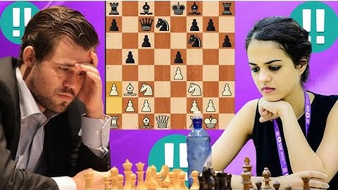 First class Magnus Carlsen vs Tania Sachdev 98