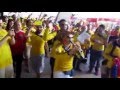 Hinchas Colombianos Mundial Brasil 2014 Colombia tierra querida. Cumbia!!