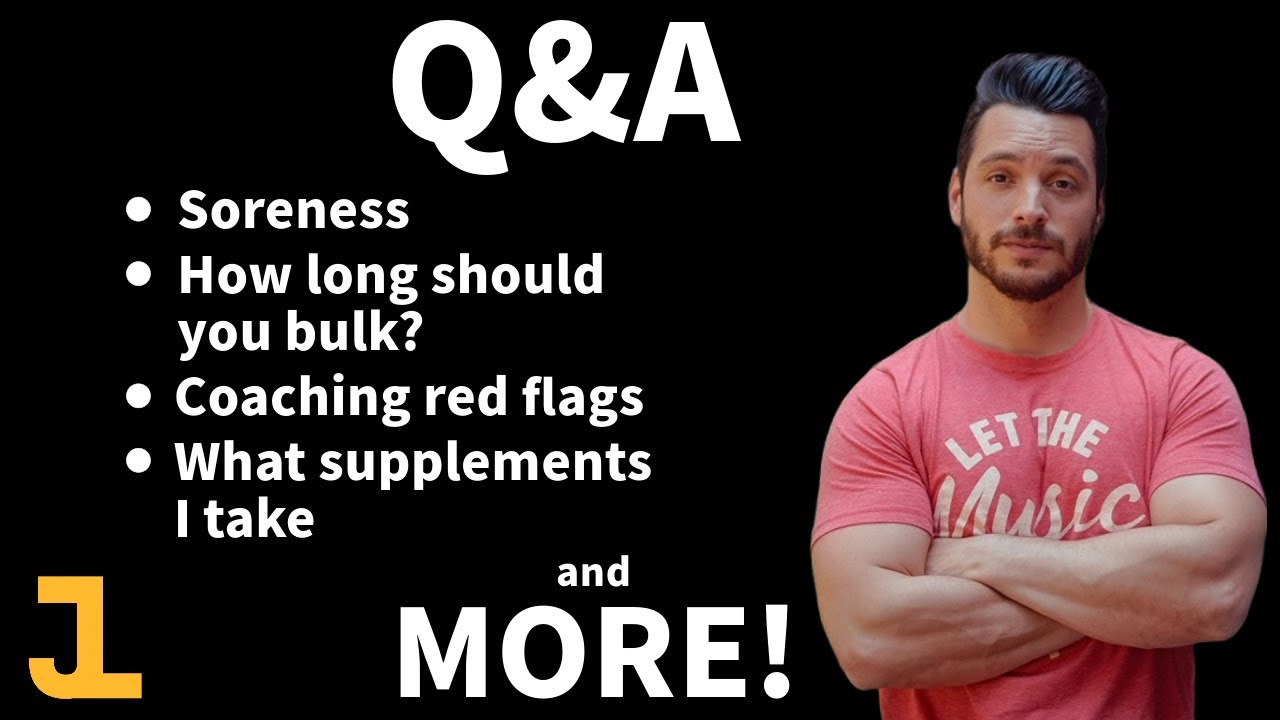 WOMP 183: Q&A - Soreness, How long should you bulk? Coaching red flags, Supplements I take and MORE!