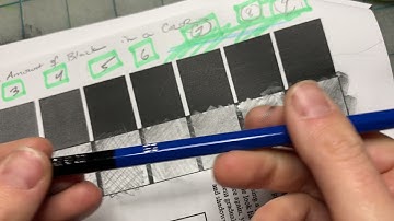 15 Minute Graphite VALUE SCALE - 9 Values - Art Exercise