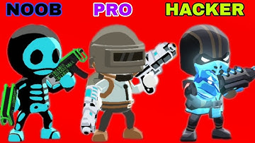 NOOB vs PRO vs HACKER Johnny Trigger ultimate gameplay