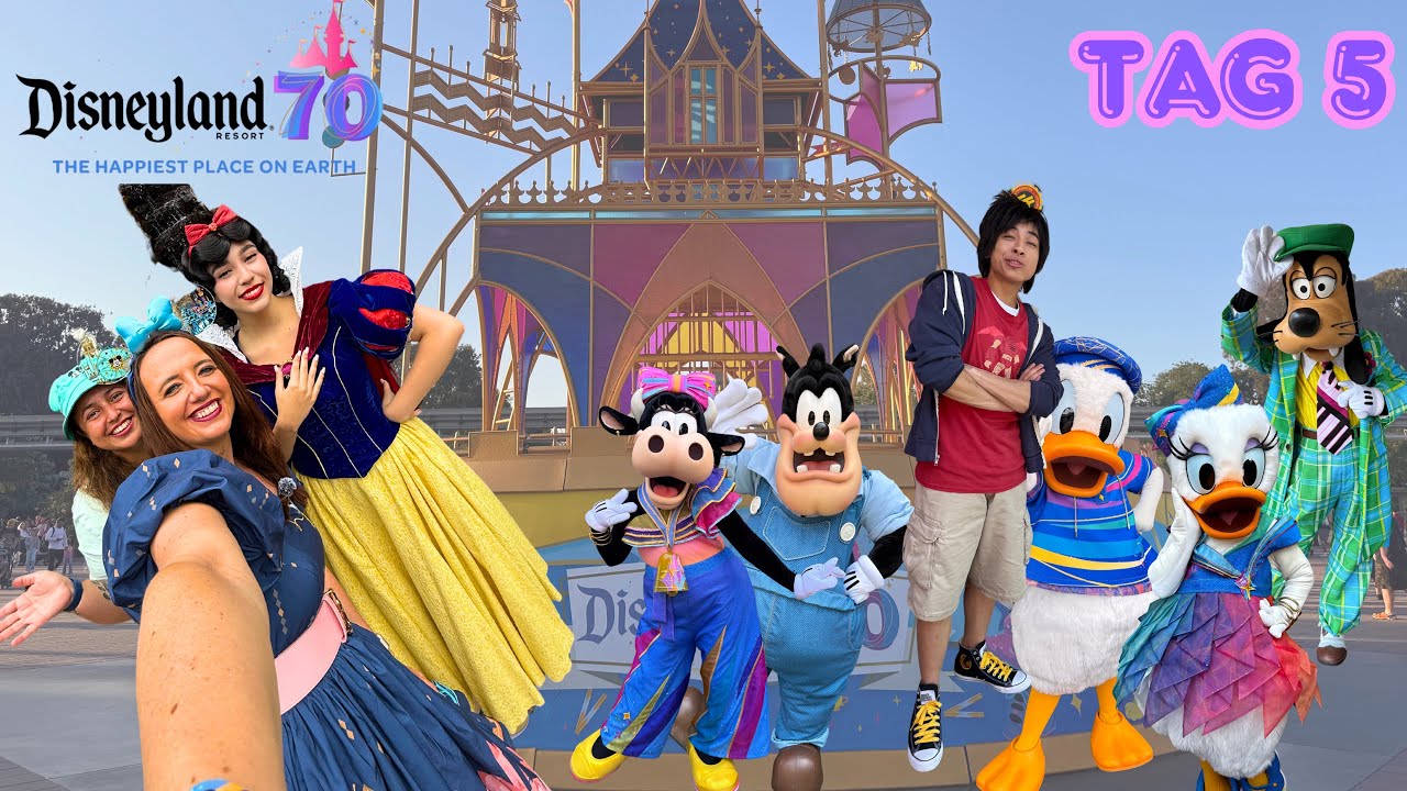 Wie viele Charaktere schafft man an einem Tag im Disneyland Anaheim?! 😱 Unsere große Challenge Tag 5