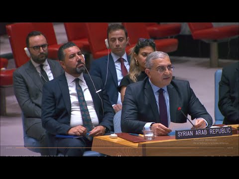 بيان السفير قصي الضحاك في جلسة مجلس الأمن حول الشأنين السياسي والانساني في سوريا 21 آب 2025