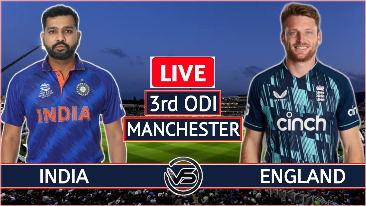 India vs England 3rd ODI Live IND vs ENG 3rd ODI Live Scores and Commentary 