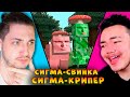 СВИНКА СИГМА против СВИНКА КРИПЕР! Градус и Райм смотрят Титмауса! image