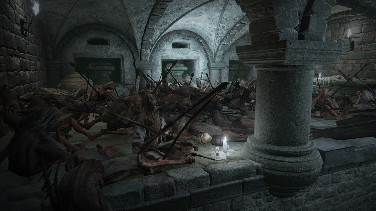 Elden Ring Frenzied Flame Merchant Violin - 1 Hour Ambient BGM 1440p