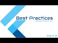 #Google's Flutter Tutorial - Best Practices - Part 3