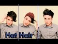 How to Deal with Hat Hair | Messy & Pushed Back Hair