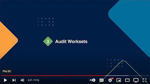Tip#3: Audit Your Revit Worksets