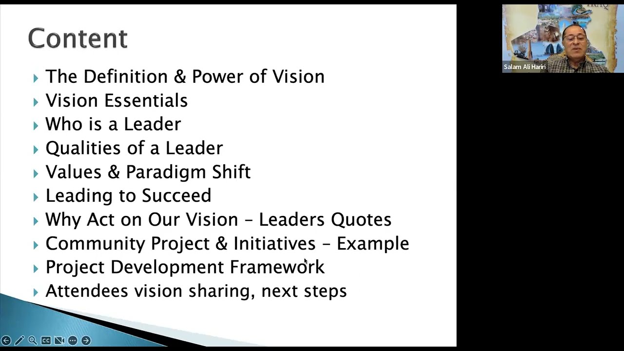 Salam Alhariri on Leadership and Change Makers [Vision Strategy Plan Action]. SOM. 20 May 2023