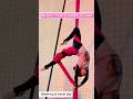 Aerial Silks Competition Prep 💪 Little Acrobat’s Warm-Up & Travel Day #Shorts