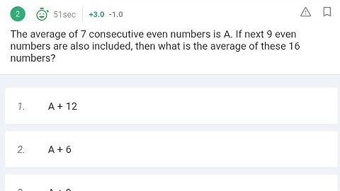 The average of 7 consecutive even numbers is A. If next 9 even numbers are also included, then what