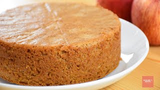 Eggless Whole Wheat Apple Cake | Very Healthy Cake | Soft and Moist Atta Cake