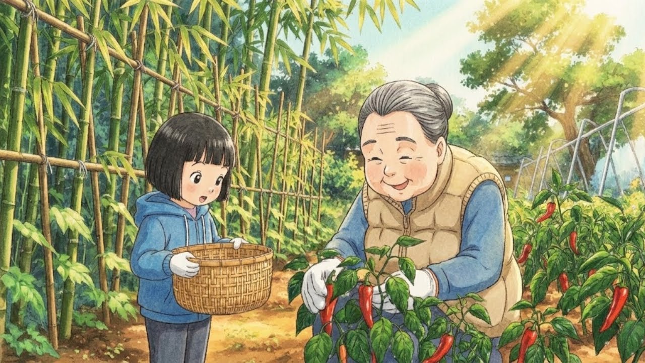 Уютные зимние дни с бабушкой и дедушкой - готовлю asmr кимчи ччигэ, запеченный батат