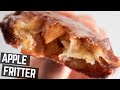 HOW TO MAKE APPLE FRITTERS at Home | Donut Shop Apple Fritters Recipe