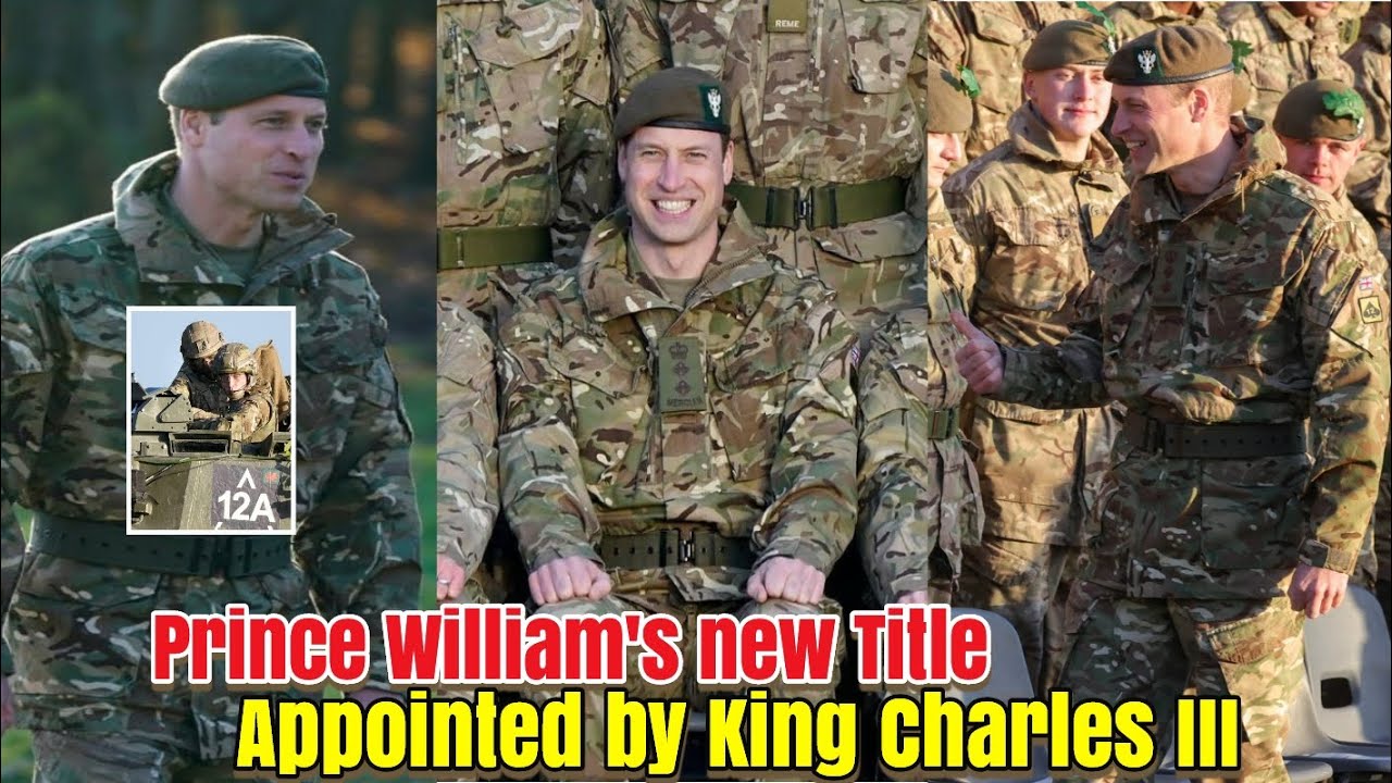 Prince William wears camo as he debuts new title after King Charles