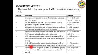 LECTURE 4  NET OPERATORS