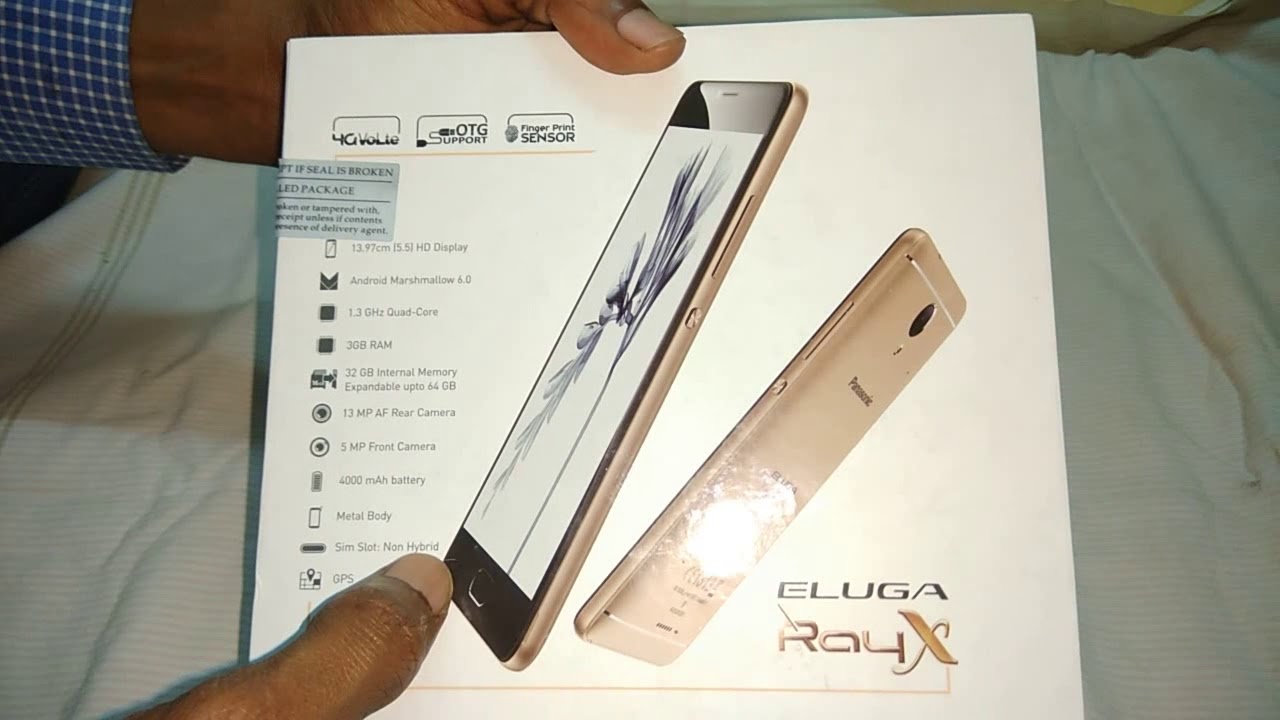 Panasonic Eluga Ray X unboxing